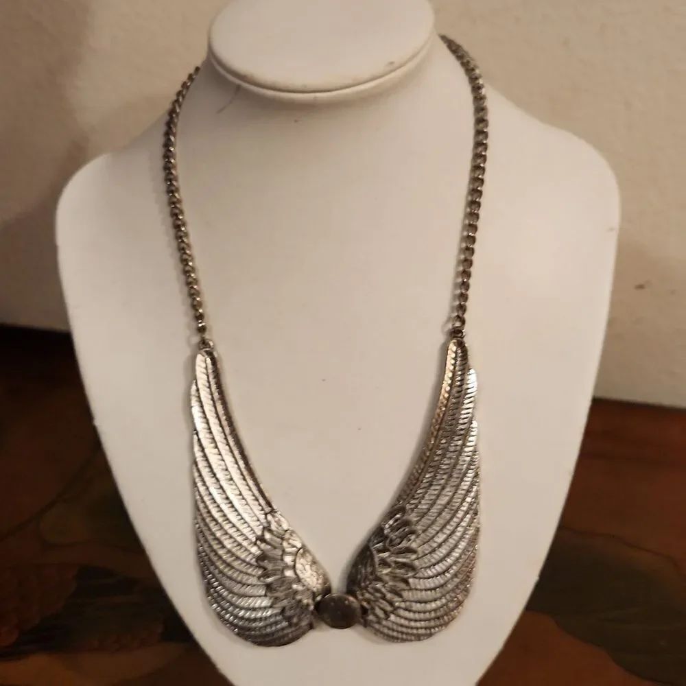 Costume Jewelry Angel Wings Necklace